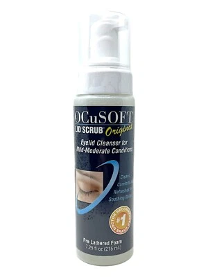 AUTHENTIC & NEW - OCUSOFT LID SCRUB ORIGINAL FOAM 215mL - 7.25 fl oz -EXP. 08/27 - Image 1 of 3
