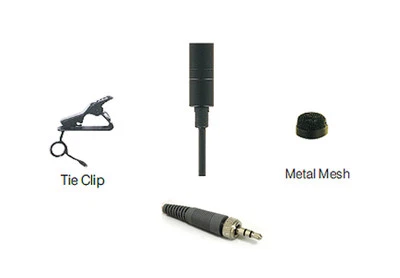Lavalier Neck Mic Compatible with Sennheiser 3.5mm Lock Screw Wireless EW G1 G2  - Image 1 of 4