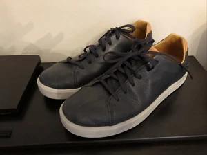 Zapatos de Conducción Olukai Cuero Azul Marino Para Hombre Talla US 9.5 EU 42 - Imagen 1 de 7