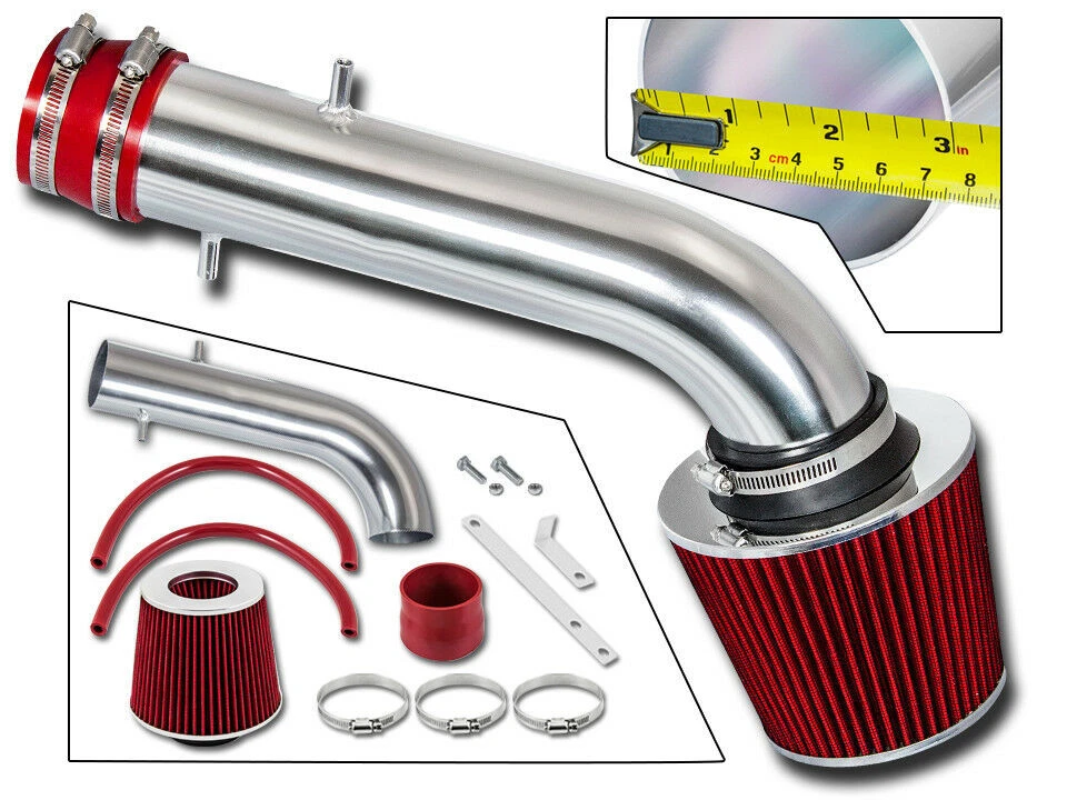RAM AIR INTAKE KIT+ RED FILTER FOR 97-99 Acura CL 3.0 Coupe V6 - Image 1 of 1