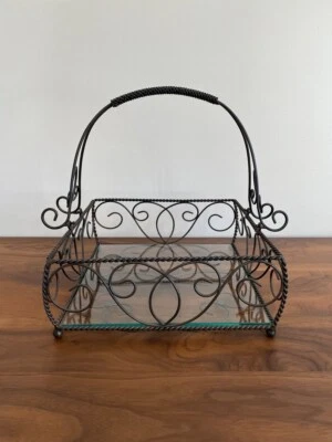 Centro de mesa Jamestown #40641 Southern Living at Home de colección cesta de metal NUEVO EN CAJA Foto 1 de 4