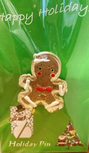 Gingerbread cookie, Holiday pin - Picture 1 of 1