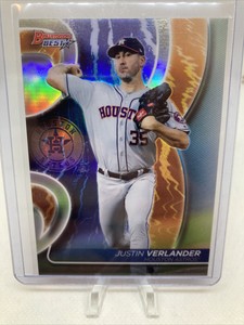 2020 Bowman's Best Justin Verlander Refractor #6 - Houston Astros