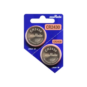 2 Sony CR 2430 CR2430 Lithium 3-Volt Coin Cell Batteries - Replaced Murata - Picture 1 of 3