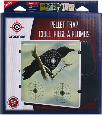 Crosman 853 Collapsible Pellet Trap For BB Guns W/ Included Targets, Black - Image 1 of 3