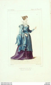 Geschichtsfigur DE PONS Antoinette Marquise de GUERCHEVILLE XVIIº S. - Bild 1 von 1