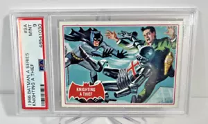 PSA 9 Batman 1966 Series A Red Bat #9A Knighting a Thief Set Break - Bild 1 von 8
