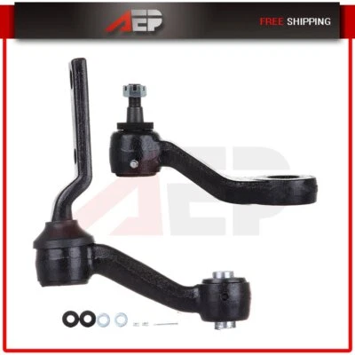 2PC Pitman Idler Arm Kit For 95-2002 Ford Crown Victoria Grand Marquis Town Car - Image 1 of 4