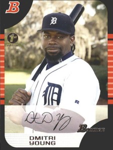 2005 (TIGERS) Bowman 1st Edition #4 Dmitri Young