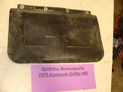 Kawasaki Drifter 440 TA440B 1979 fabricante original copo de nieve nieve barro aleta Foto 1 de 4