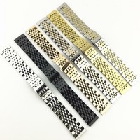 Stainless Steel Butterfly Buckle Bracelet Clasp Replace Watch Band Strap 12-22mm