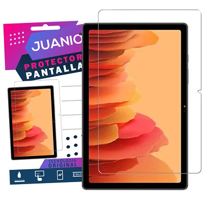 JUANIO Protector pantalla cristal para Samsung Galaxy Tab A7 2020 T500 vidrio templado