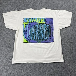 VINTAGE Vuarnet France Shirt Mens Large Surf Skate Neon Streetwear USA 90s - Picture 1 of 13