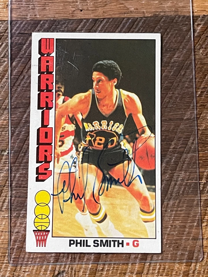 1976-77 1976 Topps PHIL SMITH (d. 2002) signed autographed basketball card - Image 1 of 1