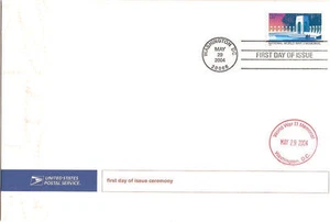 #3862 First Day Ceremony Program 37c World War II Memorial Stamp - Picture 1 of 1