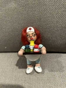 Kathe Wohlfahrt Painted German Wooden Nurse Christmas Ornament - Picture 1 of 7