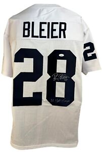 Rocky Bleier autographed signed inscribed jersey NCAA Notre Dame JSA Steelers