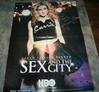 M3 photo dédicace autographe autograph sarah jessica parker sur poster sex and t