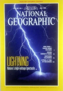 [Single Issue] National Geographic Magazine: July 1993 / Lightning - Imagen 1 de 1