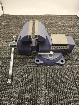 Tornillo de banco industrial Palmgren prensa de sujeción mandíbula combinada resistente Foto 1 de 4