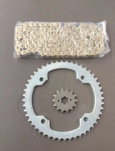 YAMAHA RAPTOR 125 NEW GOLD HD CHAIN & SPROCKET 14/48 KIT - Picture 1 of 1
