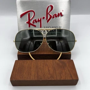 Occhiali da sole vintage Ray Ban B&L G15 ovale shooter decot 1/10 12k GF L0218 USA - Foto 1 di 20