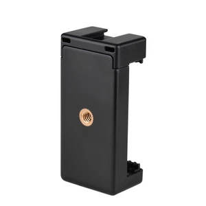Phone Tripod Mount Adapter Phone Holder Clip With Dual 1/4 Threads Cold Shoe For - Bild 1 von 7