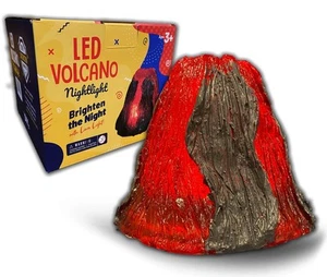 Volcano Color Changing Night Light for Kids' Bedroom - LED Touch Sensor Lava ... - Picture 1 of 9