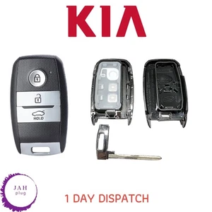 KEY CASE 3 BUTTON FOR KIA SPORTAGE QL 2016-2019 REMOTE FOB SHELL HYN14 BLADE KIT - Imagen 1 de 11