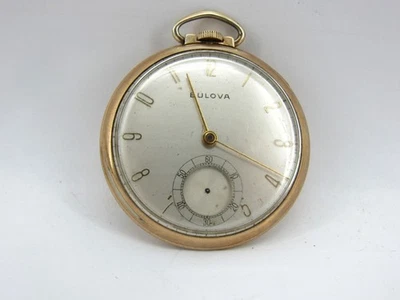Vintage 10K Rolled Gold 17j Pocket Watch "as is" - Image 1 of 3