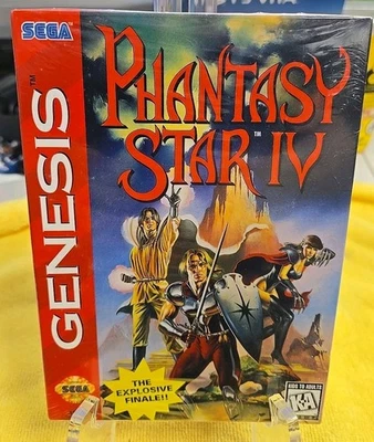 Phantasy Star IV (Sega Genesis, 1994) Brand New & Factory Sealed. - Image 1 of 4