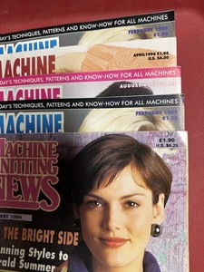 Ten (10) Back Issues of Machine Knitting News 1990s Lot #6 - Picture 1 of 3