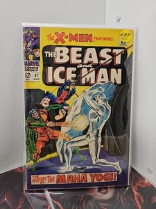 X-Men #47 Beast Appearance! Ice-Man! Mystery of the Maha-Yogi! Marvel - Picture 1 of 6