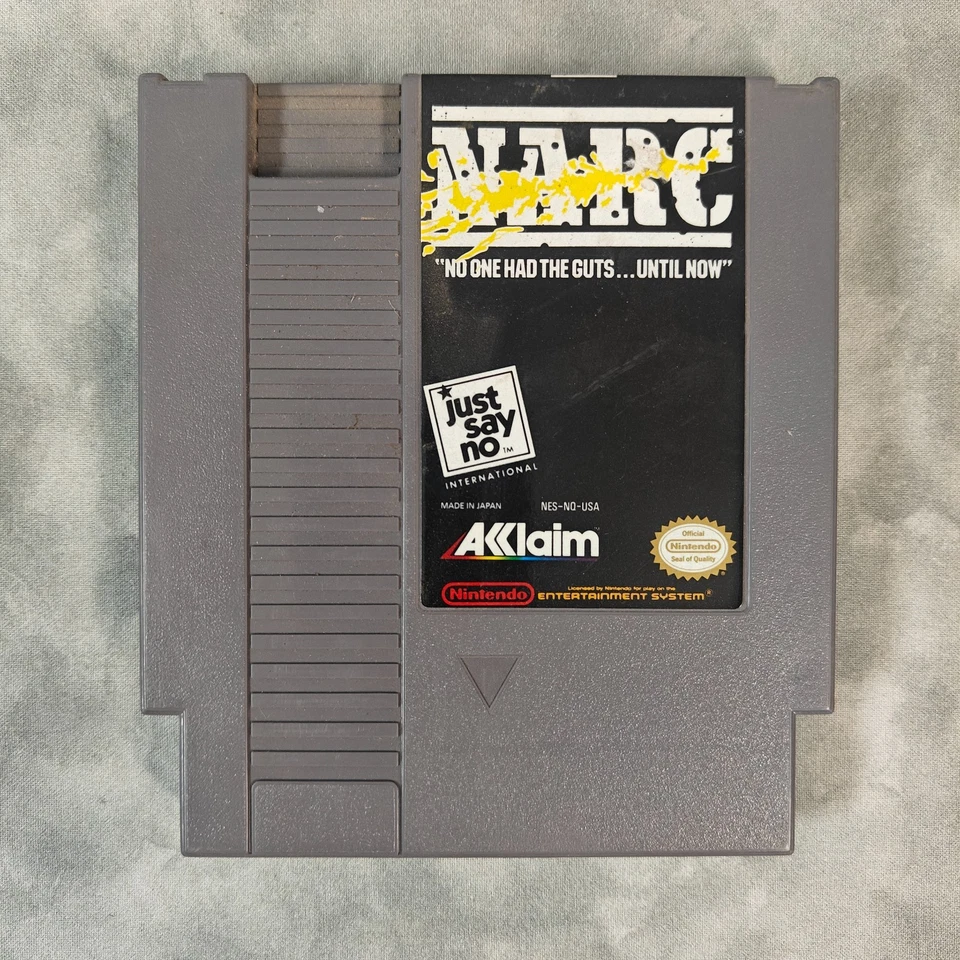NARC (NES) Nintendo Game by Acclaim - Authentic Cart Only - Used NTSC USA - Image 1 of 2