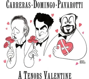 1 CENT CD Carreras , Domingo , Pavarotti  – A Tenors Valentine - Picture 1 of 2