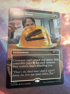 MTG Ghostly Prison 7042 Foil Dwight's Destiny Secret Lair The Office - Picture 1 of 1