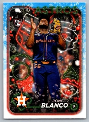 2024 Topps Holiday Ronel Blanco Houston Astros #H199 - Image 1 of 2