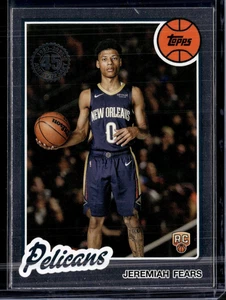 2025-26 Topps #80BK-98 Jeremiah Fears Rookie 45th 1980-81 Silver Pelicans (50F) - Imagen 1 de 2
