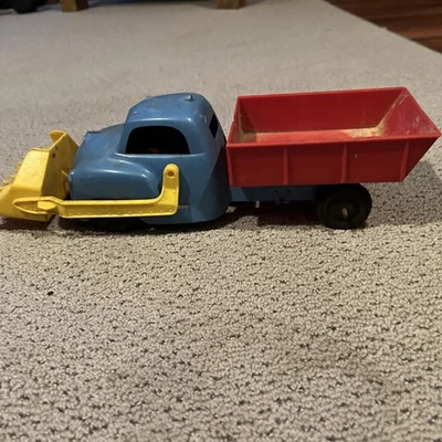 Vintage PROCESSED PLASTIC CO. ¡Camión volquete con cargador! Años 50 Foto 1 de 4