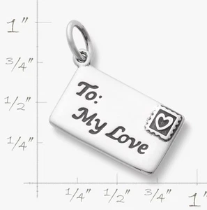 James Avery Enamel Love Letter Charm - Picture 1 of 3