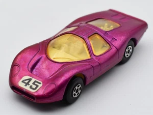 Matchbox Superfast MB45 Ford Gruppo 6 rosso vino. motore cromato. Lesney England - Foto 1 di 4