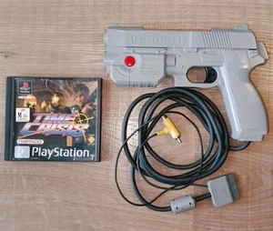 Time Crisis + Namco GunCon NPC-103 for PS1Untested Original PAL Game Light Gun - Picture 1 of 7