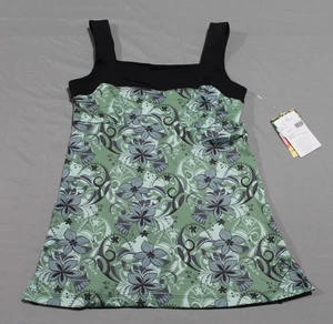 Stonewear Designs Neu mit Etikett Damen grün Felicity Tank Tunika kleiner integrierter BH USA - Bild 1 von 14