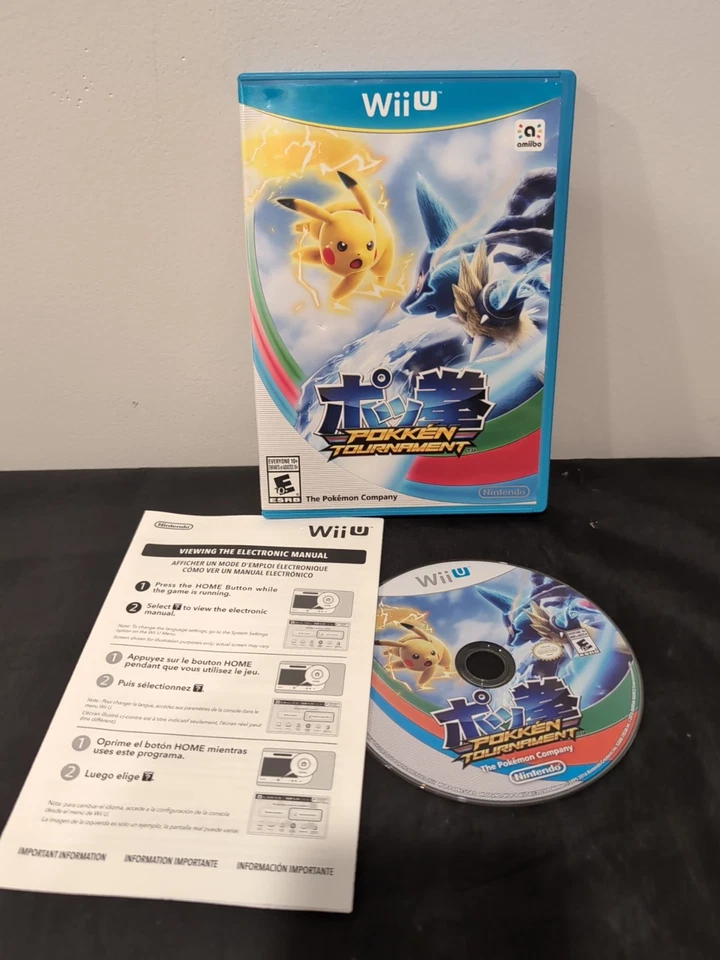 Pokken Tournament (Nintendo Wii U, 2016) w/Manual  - Image 1 of 1