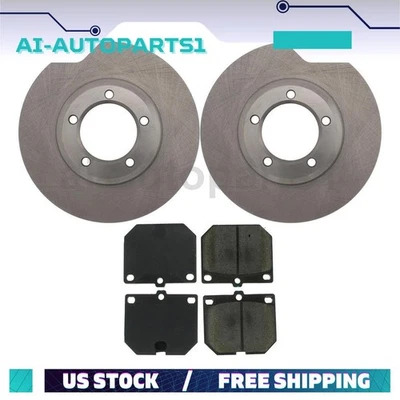 适用于丰田皮卡 1974 - 1983 前刹车转子 + 刹车片套件 — 第 1/4 张图片