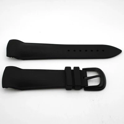 Correa de hebilla Franck Muller 18 mm x 22 mm goma negra Tang Foto 1 de 4