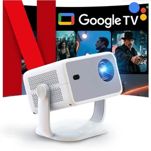 12000 Lumen Projector Smart HD LED WiFi Bluetooth HDMI Android Home Theater Gift - Picture 1 of 18