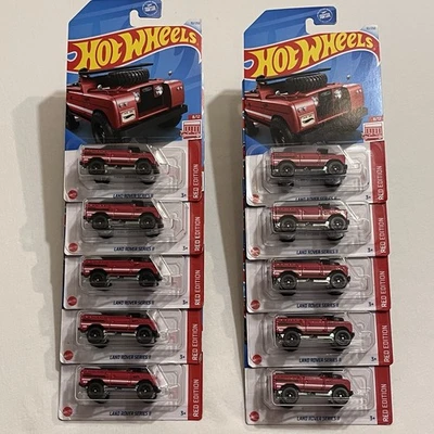 Hot Wheels 10 Target Exclusive 2024 Red Edition Land Rover Series II - Image 1 of 4