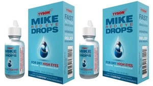 2 Pack Tyson 2.0 Mike Red Eye Drops 15ML Each Bottle - 30ML Total - Picture 1 of 4