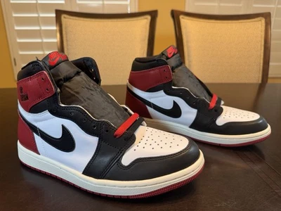 New Nike Air Jordan 1 Retro High OG Black Toe Reimagined Sneakers US 7.5 M / 9 W - Image 1 of 4